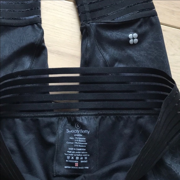 Sweaty Betty Contour Embossed Leggings - Picture 5 of 7